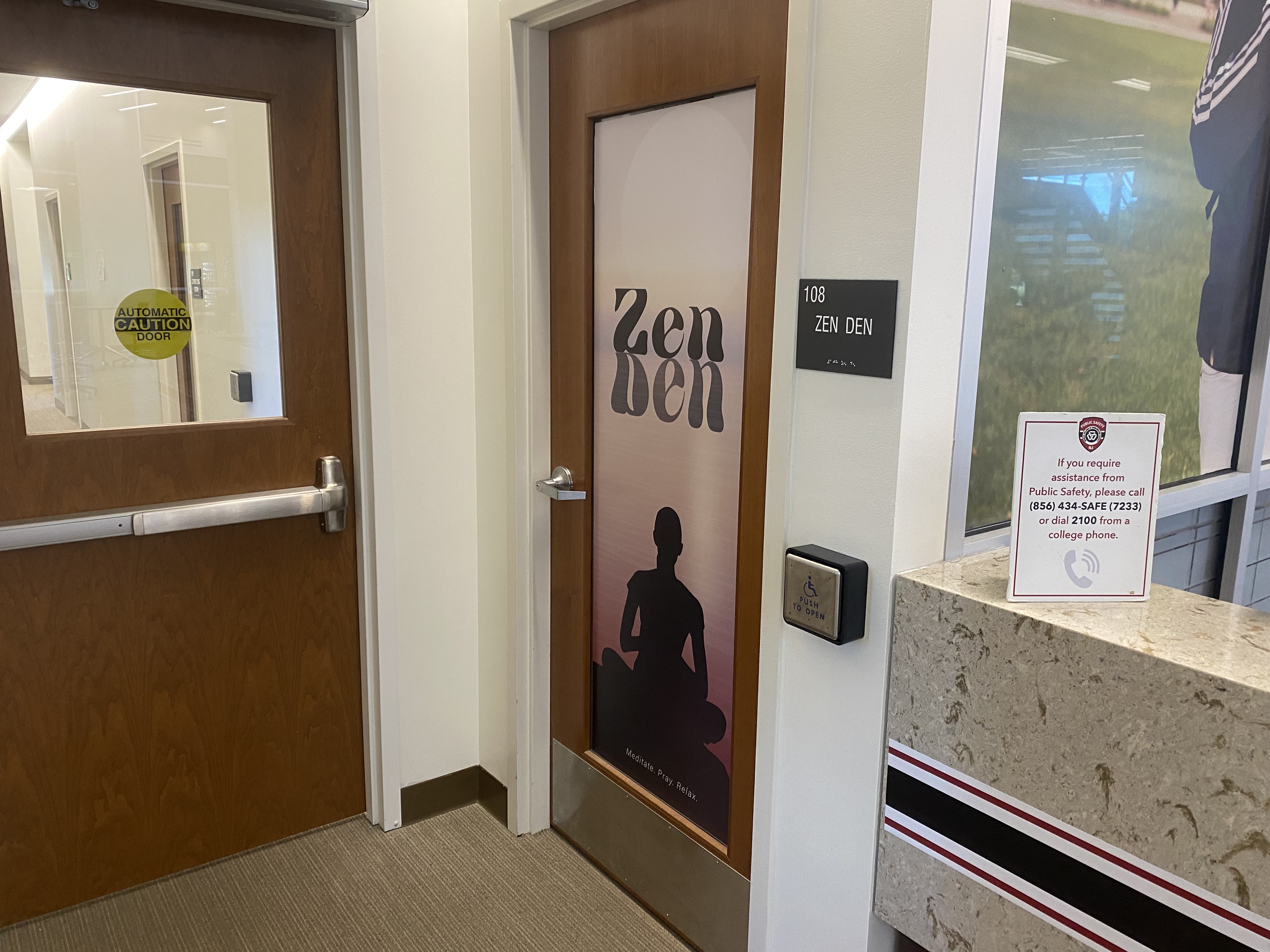 The new Zen Den location at the SSC