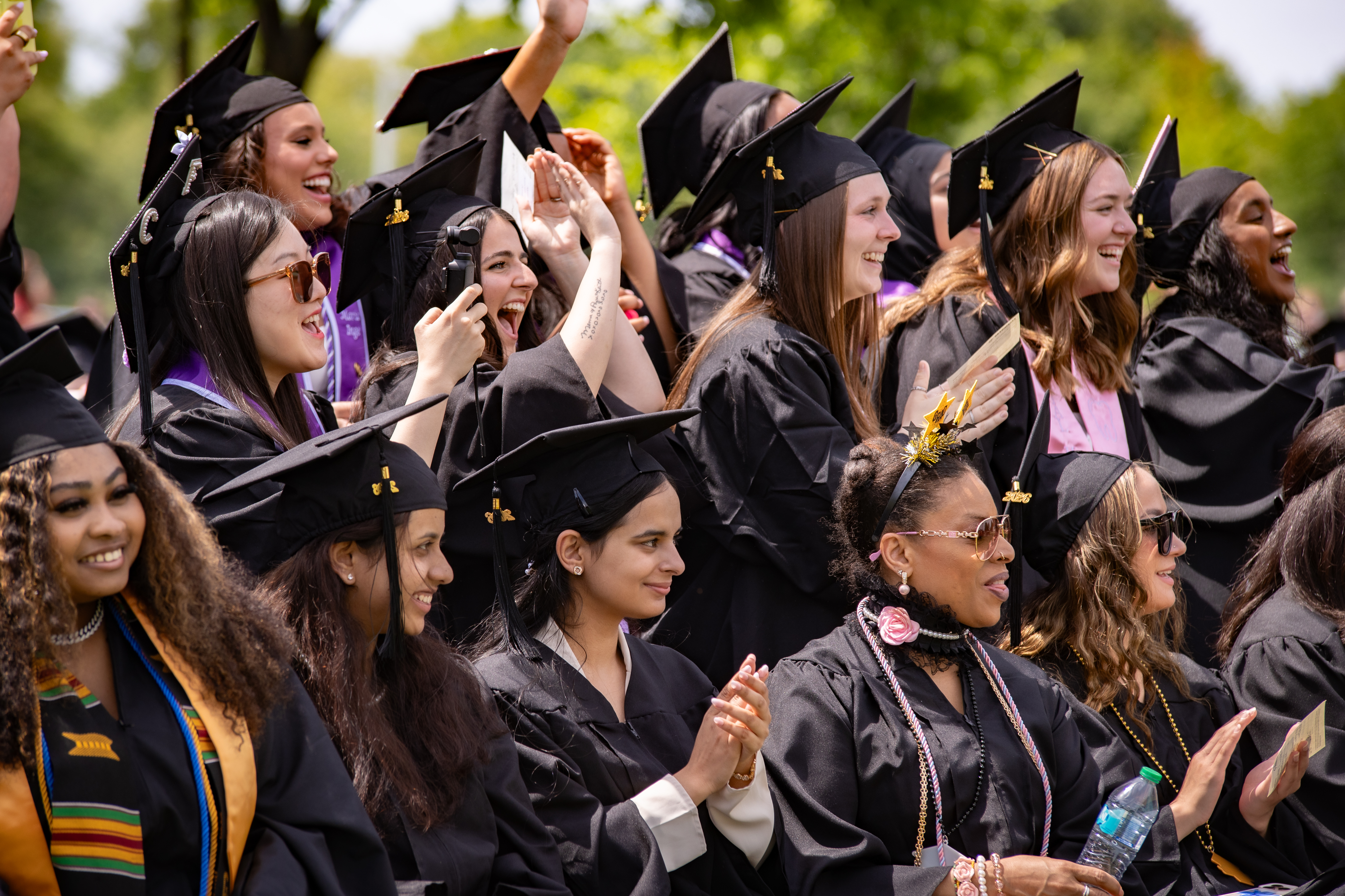 Group photo of RCBC nursing students at Spring 2026 Commencement