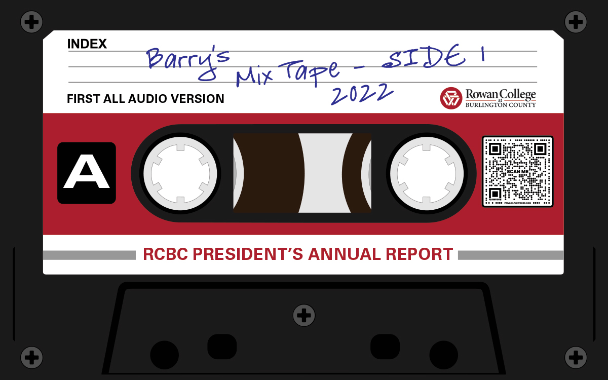 Graphic Design of Annual Report Mix Tape