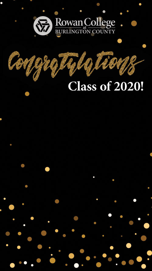 Gold 2020 confetti on a black background zoom background vertical