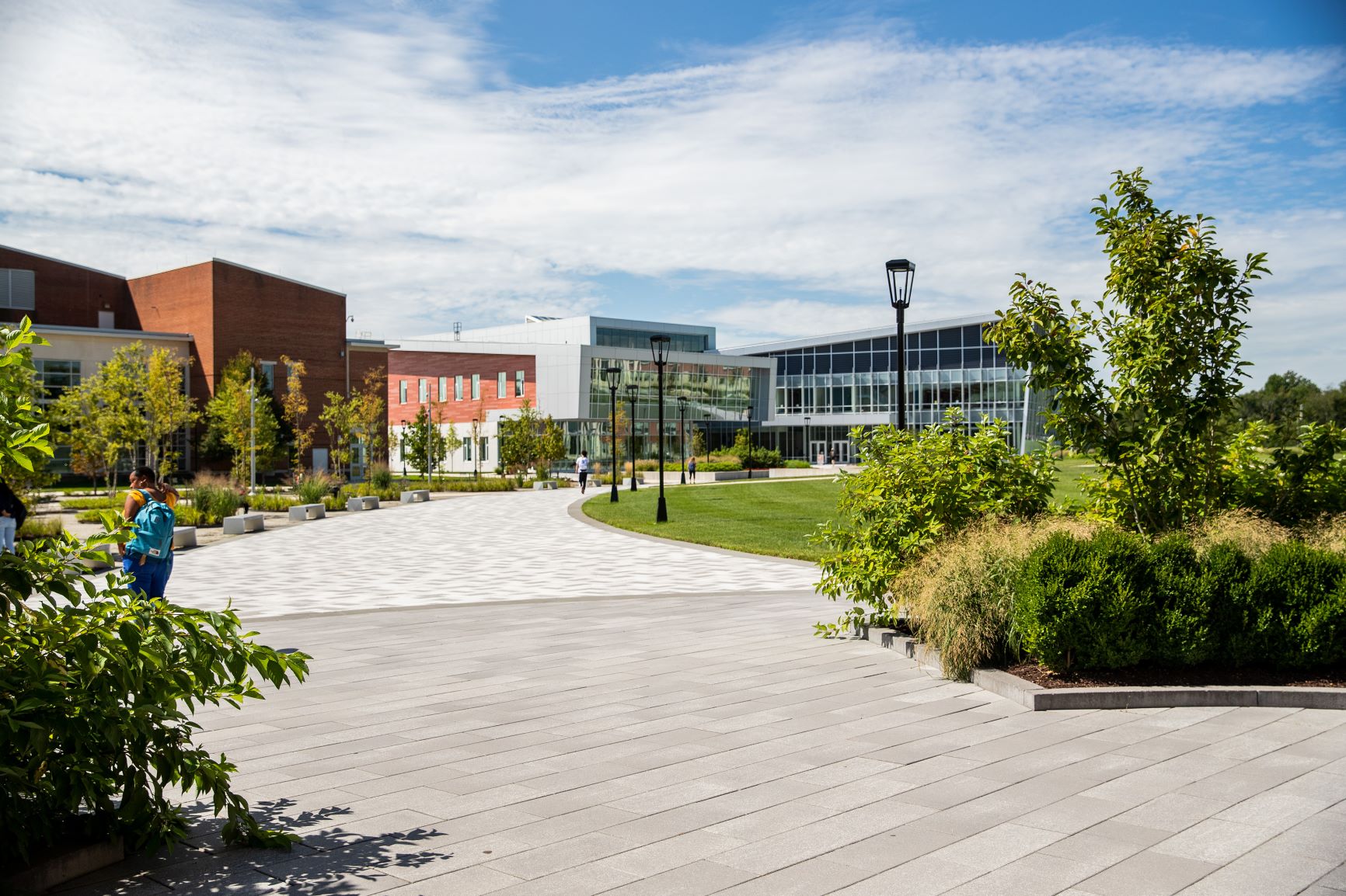 campus photo facing the Student Success Center