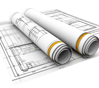 Construction blue print plans