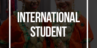 International Student button