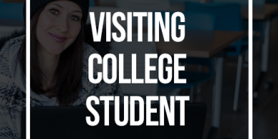 Visiting College Student button