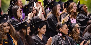 Group photo of RCBC nursing students at Spring 2026 Commencement