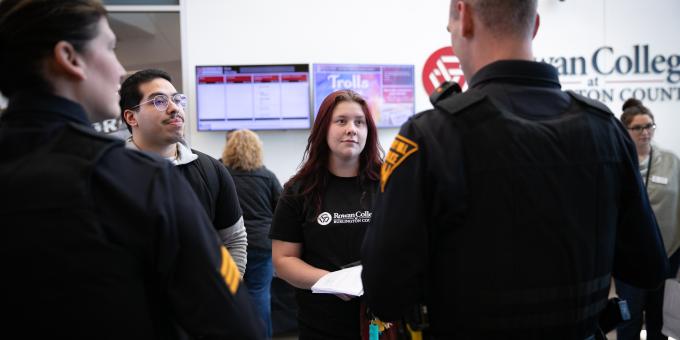 RCBC students at Law Enforcement Day inside SSC