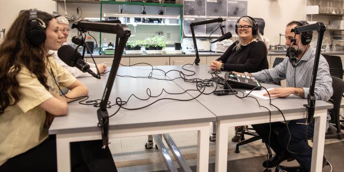 Jay Varga talks with Francesca Martinelli, Shannon Meadows, and Anne Tokazewski on the program pod.