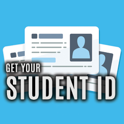 Get your student id text with image of ID cards