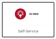 Self-Service tile with lightbulb icon