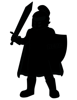 Silhouette of the new Barry the Barron mascot