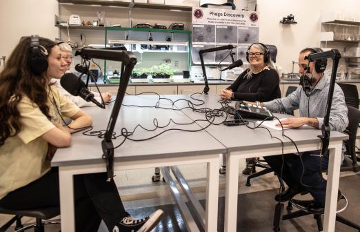 Jay Varga talks with Francesca Martinelli, Shannon Meadows, and Anne Tokazewski on the program pod.