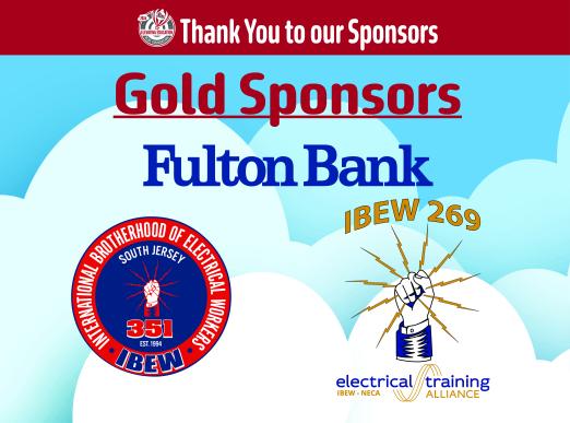 Elevating Education 2026 Gold Sponsors: Fulton Bank, IBEW 269, IBEW 351