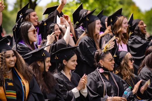 Group photo of RCBC nursing students at Spring 2026 Commencement
