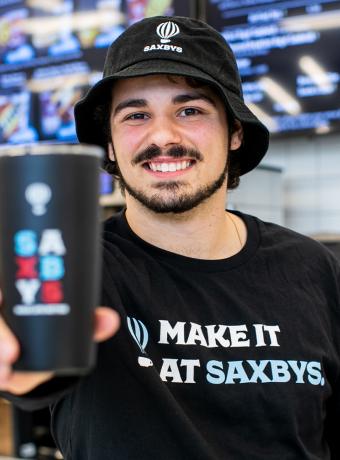 Saxbys Student CEO Eric Breazelle