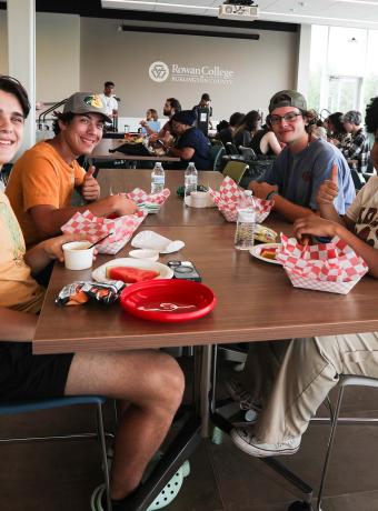 RCBC students in the SSC cafeteria